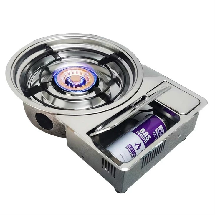 Embedded Butane Gas BBQ Stove